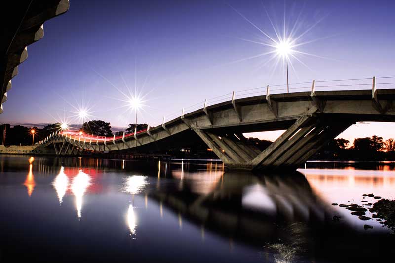 Amura,Leonel Viera Bridge, La Barra,  Maldonado, Uruguay.
