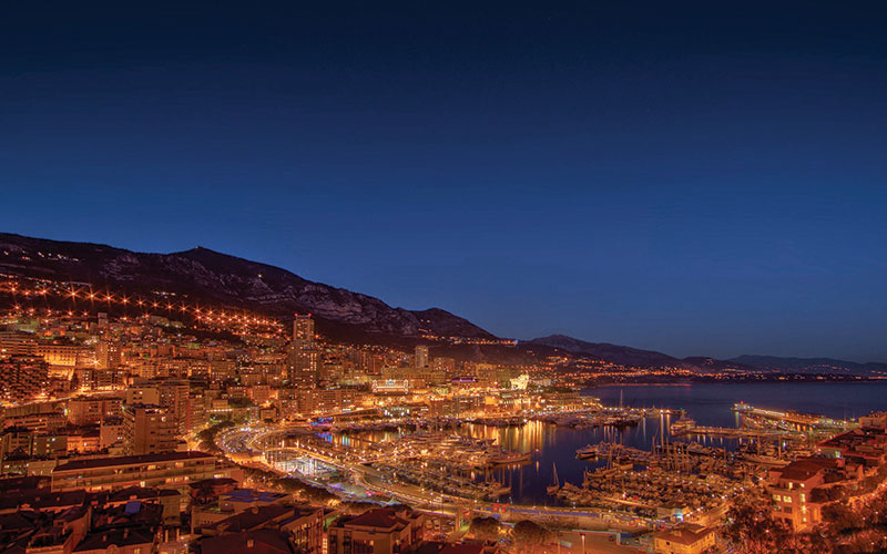 Amura,Port Hercules  in Monaco is the only deep-water port of the French Riviera. 
