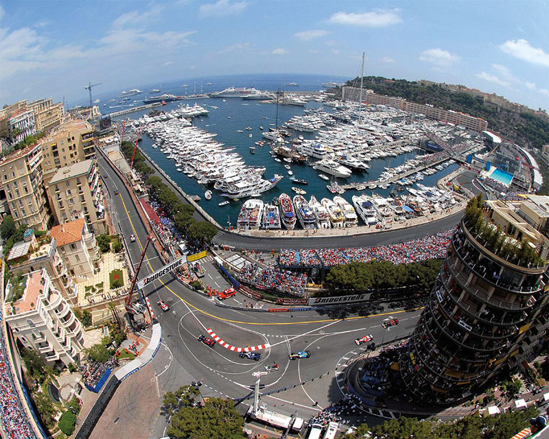 Amura,Legendary Monaco Formula 1 Grand Prix circuits.
