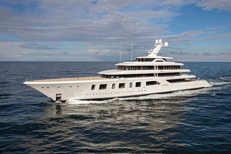 Amura,Aquarius yacht, Feadship.