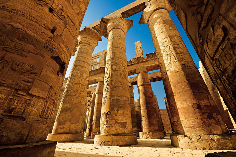 Amura,The temple of Karnak, in Thebes, dedicated to the God Amun-Ra.
