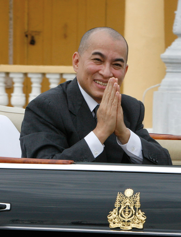 Amura, Camboya, Cambodia, Norodom Sihamoni is the current king of Cambodia, crowned in 2004.