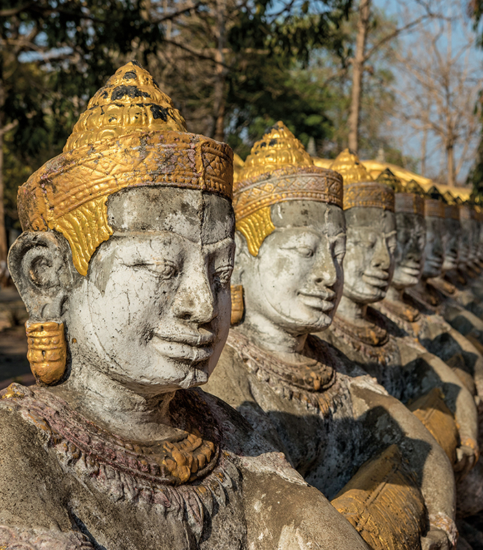 Amura, Camboya, Cambodia, Khmer art is rooted in the religious tradition of Buddhism. 