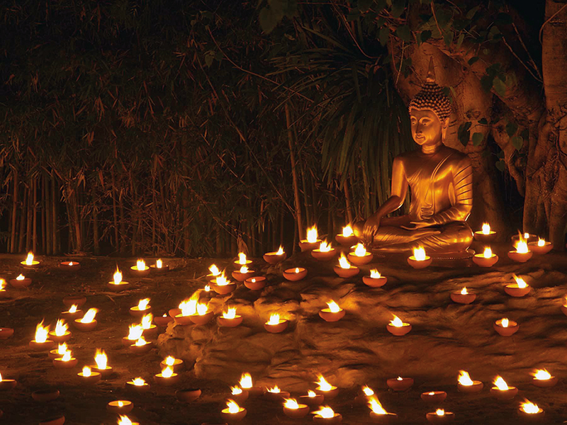Amura, Camboya, Cambodia, Asalha Puja: a Theravada Buddhist festival celebrated during the full moon of July.