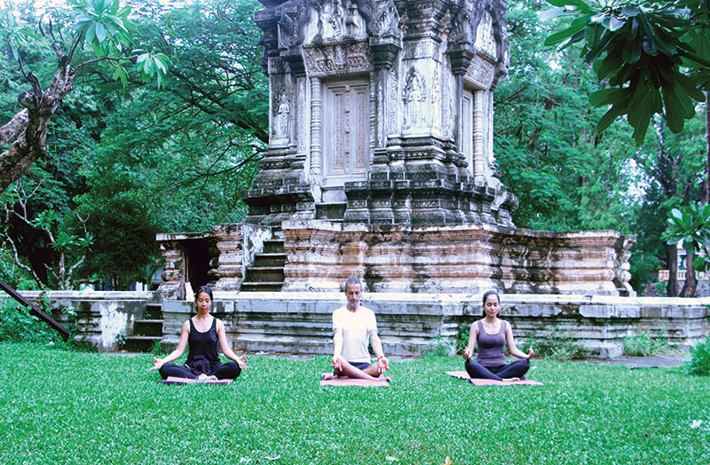 Amura, Camboya, Cambodia, Siem Reap es la ciudad perfecta para un retiro en un spa o de yoga. 