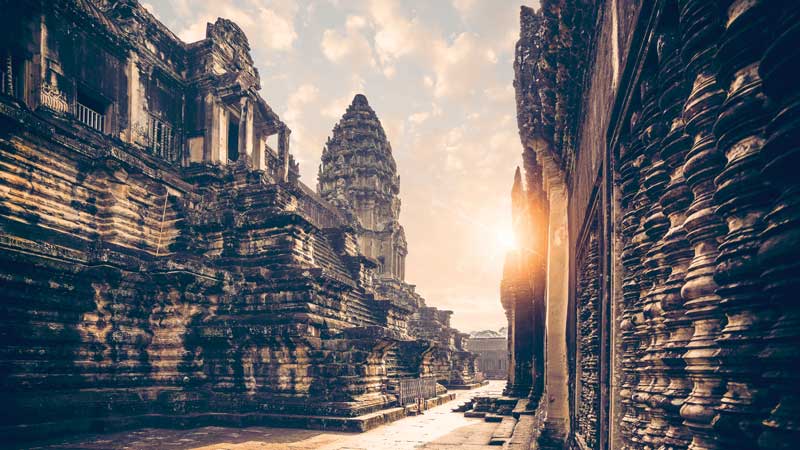 Amura, Camboya, Cambodia,Arte Jemer , Angkor Wat