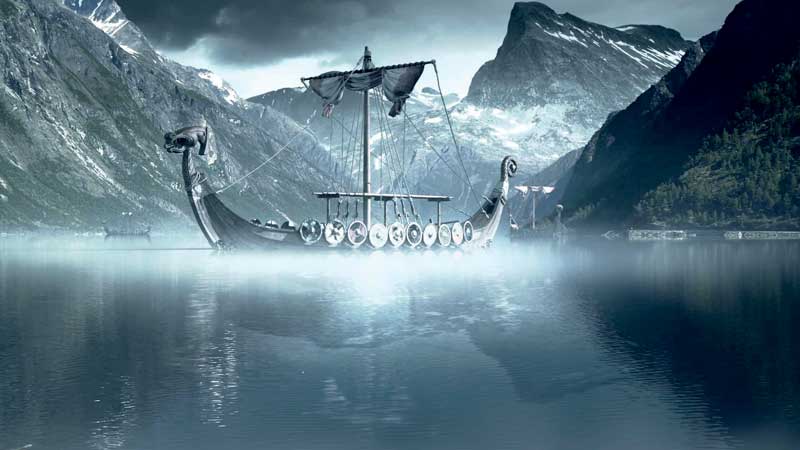 Amura,Dinamarca,Denmark,Vikingos,Escandinavia, Los barcos vikingos estaban muy avanzados y llegaron tan lejos como Groenlandia; el continente americano; Bagdad y Constantinopla. 