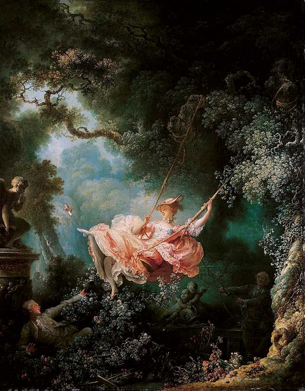 Amura,Región del vino,Ruta del vino,Francia,Rococó Francés,French Rococco, JEAN-HONORÉ FRAGONARD, THE SWING, 1767