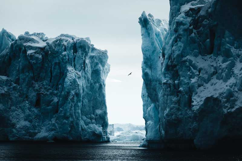 Amura,AmuraWorld,AmuraYachts,Groenlandia, El Círculo Polar Ártico tiene glaciares de casi 100 mil años.
