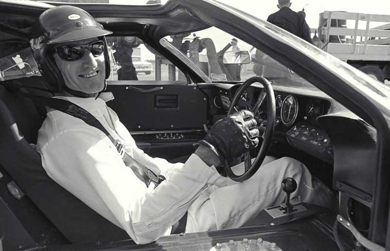 Amura, AmuraWorld,AmuraYachts,Groenlandia,Ford vs Ferrari, Ken Miles (1918-1966), a bordo del GT40 en aquellas 24 Horas de Le Mans de 1966. / Ken Miles (1918-1966), during the 1966 Le Mans race on a GT40.