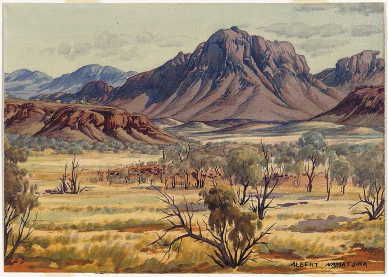 Amura,Amura World,Australia,Australia Occidental, Albert Namatjira es uno de los artistas mejor conocidos de Australia.