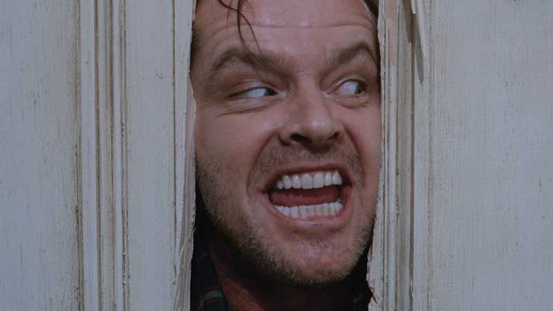 Amura,AmuraWorld,AmuraYachts,Top 10: Destinos para esquiar,Las bellas artes en blanco, Jack Nicholson as Jack Torrance.