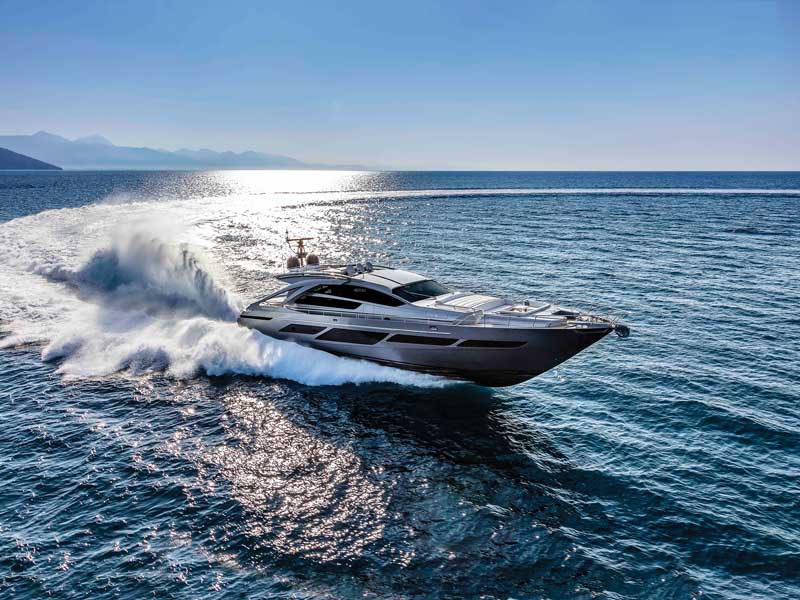 Amura,AmuraWorld,AmuraYachts,Discover Boating Miami International Boat Show 2022, Ferretti Group exhibited the Pershing 7X.