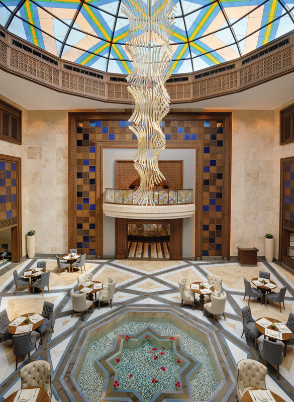 Amura,Amura World,Amura Yachts,Catar,Qatar,Doha, La Piazza Restaurant at Al Bidda Boutique Hotel.