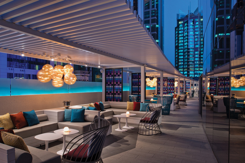 Amura,Amura World,Amura Yachts,Catar,Qatar,Doha,Guía catarí para el deleite, Wahm Restaurant in the W Doha Hotel.<br />