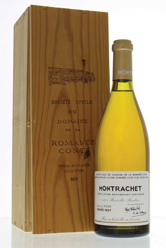 Amura,AmuraWorld,AmuraYachts,Enología para la posteridad, Romanee-Conti Montrachet Grand Cru es una de las etiquetas mejor cotizadas.