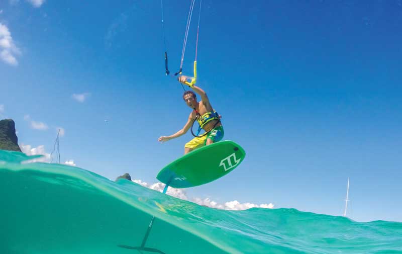 Amura,AmuraWorld,AmuraYachts,Xtreme marine sports, The Hydrofoil Kitesurf allows the user to 