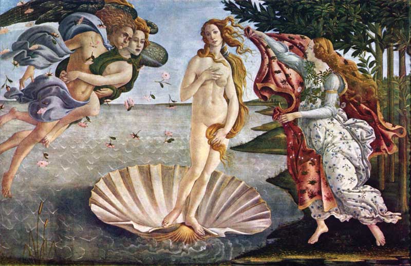 Amura,AmuraWorld,AmuraYachts,Xtreme marine sports, The Birth of Venus, Sandro <br />Botticelli. 1484-1485.