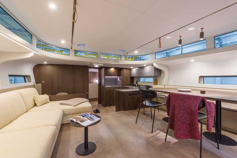 Amura,AmuraWorld,AmuraYachts,Y7 una joya escondida,Y Yachts, The interiors were designed by the Danish firm Norm Architects of Copenhagen.