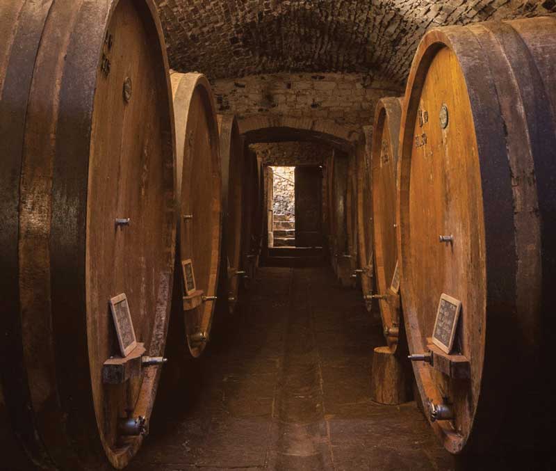 Amura,AmuraWorld,AmuraYachts,Toscana enoturismo e historia, La bodega del Castillo della Paneretta.<br />