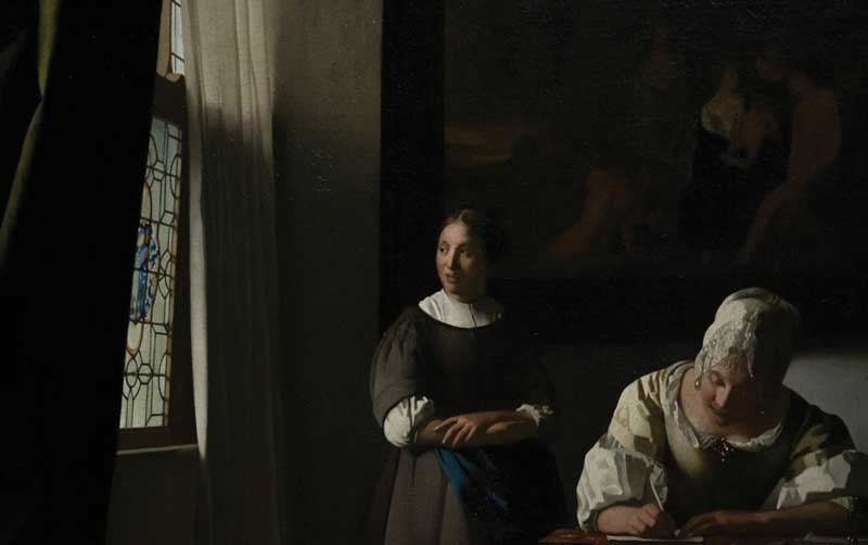 Amura,AmuraWorld,AmuraYachts,Vermeer, El maestro de la luz, Girl reading a letter in front of a window.