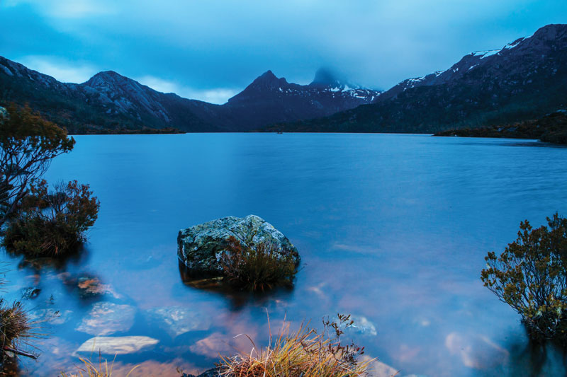 Amura,AmuraWorld,AmuraYachts,Tasmania, La montaña Cradle Mountain se ubica en Lake St Clair National Park.