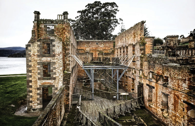 Amura,AmuraWorld,AmuraYachts,Tasmania, Vestiges of the Port Arthur prison.