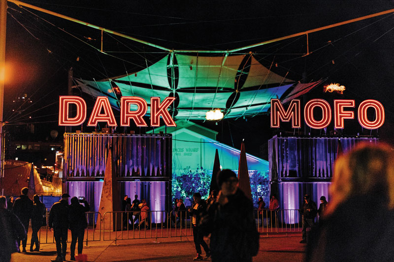 Amura,AmuraWorld,AmuraYachts,Tasmania, More than 85 food stalls, live music and local artists at the Dark Mofo Winter Feast.