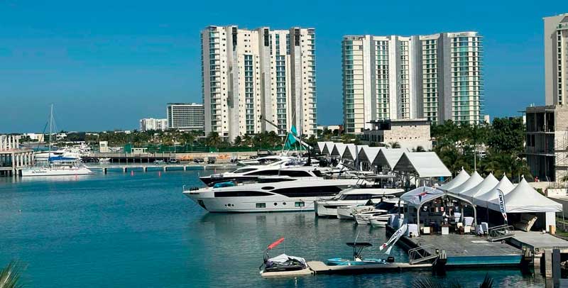 Amura,AmuraWorld,AmuraYachts,Big Boats Collection, GOS Marina y Marina Puerto Cancún, en Quintana Roo, fueron sede de la tercera edición del Cancún International Boat Show and Marine Expo. 